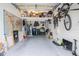 Spacious garage provides ample storage solutions for bikes, boxes, and gear at 3053 Pointeview Dr, Tampa, FL 33611