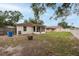 Fenced backyard with a patio area, offering privacy and space for outdoor relaxation and entertainment at 3509 King George Ln, Seffner, FL 33584