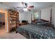 Main bedroom offering great light and ceiling fan at 3509 King George Ln, Seffner, FL 33584