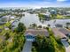 Stunning waterfront home with lush landscaping and scenic views of the surrounding waterways and neighborhood at 4523 Gulfstream Dr, Hernando Beach, FL 34607