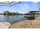Waterfront features views of boats and boat houses at 4523 Gulfstream Dr, Hernando Beach, FL 34607