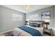 Comfortable bedroom featuring neutral colors, carpet flooring, and natural light at 6901 10Th N St, St Petersburg, FL 33702