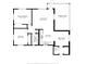 A detailed floor plan of the home's layout and dimensions at 6901 10Th N St, St Petersburg, FL 33702
