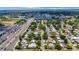 Panoramic aerial view of the residential neighborhood, showcasing nearby shopping and city views at 8339 75Th Ave, Seminole, FL 33777