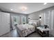 Bedroom with a large window, light colored walls and an attractively decorated bed at 8339 75Th Ave, Seminole, FL 33777