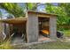 A shed with storage space for outdoor equipment and other items is located on the property at 11775 84Th Ave, Seminole, FL 33772