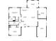 Detailed floor plan showcasing the layout of rooms within the house at 1349 Tyrone N Blvd, St Petersburg, FL 33710