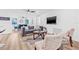 Cozy living room with modern decor and dining area at 1349 Tyrone N Blvd, St Petersburg, FL 33710