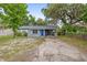 Charming single-story home with a blue door and carport at 2204 E Idlewild Ave, Tampa, FL 33610
