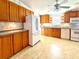 Well-lit kitchen with abundant cabinet space, modern appliances, and a functional design at 250 S Port Royal Ln, Apollo Beach, FL 33572