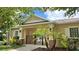 Charming one-story home with a well-manicured front yard and walkway at 2527 Terracina Dr, Venice, FL 34292