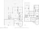 Floorplan showing layout of 2-story home, including kitchen, living room, bedrooms, bathrooms, and outdoor living area at 3148 Watermark Dr, Wesley Chapel, FL 33544