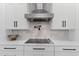 Modern kitchen with sleek countertops, stainless steel appliances, and stylish backsplash at 3148 Watermark Dr, Wesley Chapel, FL 33544
