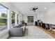 Spacious living room with lots of light and room for a large Gathering at 3148 Watermark Dr, Wesley Chapel, FL 33544