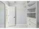 Walk in closet with shelving and drawers at 325 Gladstone Blvd, Englewood, FL 34223