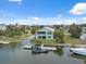 Waterfront home with fenced yard and dock, perfect for boaters at 5070 Cedarbrook Ln, Hernando Beach, FL 34607