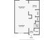 Floor plan showcases the layout of the dining room, kitchen, living room, foyer, and entry at 5229 Tennis Court Circle, Tampa, FL 33617