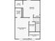 Floor plan exhibiting the primary bedroom, primary bathroom, guest bath, bedroom, and closet at 5229 Tennis Court Circle, Tampa, FL 33617
