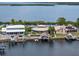Waterfront homes with private docks offer stunning views of the bay at 5782 Westshore Dr, New Port Richey, FL 34652