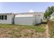 White backyard shed provides extra storage space at 5840 Liddell Dr, New Port Richey, FL 34652