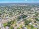 Expansive aerial view of neighborhood showcasing the home's central location and community surroundings at 5927 10Th N St, St Petersburg, FL 33703