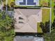 A detailed aerial view of the roof at 10244 Shadow Branch Dr, Tampa, FL 33647