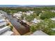Aerial view of waterfront homes with private docks along a tranquil canal, highlighting waterfront living at 106 N Saint George Cir, Apollo Beach, FL 33572
