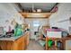 View of the interior of the shed featuring storage and gardening supplies at 106 N Saint George Cir, Apollo Beach, FL 33572