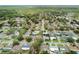 Expansive aerial shot highlighting a residential area with numerous houses surrounded by lush greenery and trees at 12306 91St Ter, Seminole, FL 33772