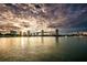 Waterfront view of the city skyline at sunset with boats on the water, beautiful setting at 146 26Th Ne Ave, St Petersburg, FL 33704
