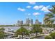 Stunning cityscape view of downtown skyline, marina, and waterfront under a clear blue sky with scattered clouds at 146 26Th Ne Ave, St Petersburg, FL 33704