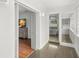 Hallway featuring a view to the bedroom and the bathroom at 146 26Th Ne Ave, St Petersburg, FL 33704