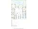 Detailed floor plan outlining the layout of the home, including living spaces, bedrooms, and outdoor areas at 15415 Mulholland Rd, Parrish, FL 34219
