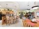 Open-concept living area that includes the kitchen, living room and breakfast nook at 16608 Livingston Ave, Lutz, FL 33559
