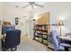 Functional home office featuring natural light, a bookcase, and work space at 1803 143Rd E Ct, Bradenton, FL 34212