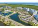 Aerial view of multi-Gathering homes near a golf course at 2333 Feather Sound Dr # A107, Clearwater, FL 33762