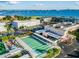 The beautiful Town Shores complex featuring shuffleboard courts with covered seating areas, kayak storage and waterways at 2960 59Th S St # 303, Gulfport, FL 33707