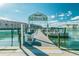 View along the docks at Town Shores of Gulfport, with signage for North Dock and available boat slips at 2960 59Th S St # 303, Gulfport, FL 33707