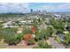 Aerial view of property with city skyline, tree coverage, and paved streets at 317 19Th S Ave, St Petersburg, FL 33705