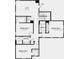 Second floor plan featuring a loft, three bedrooms, and two bathrooms, offering comfortable and stylish living at 33306 Castaway Loop, Wesley Chapel, FL 33543
