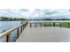 Waterfront deck at the Lakeside Preserve community with scenic lake views at 3415 Heards Ferry Dr, Tampa, FL 33618