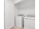 Convenient laundry room with a washer and dryer at 34234 Polacca Ln, Wesley Chapel, FL 33543