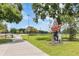 This outdoor skate park features smooth concrete surfaces and challenging obstacles for skaters at 39721 Meadowood Loop, Zephyrhills, FL 33542