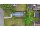 Aerial view of the property and surrounding area showcasing the roof, yard and neighborhood at 4339 58 N Ave, St Petersburg, FL 33714