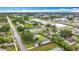 Aerial view of the property and surrounding neighborhood showcasing trees, houses and roads at 4339 58 N Ave, St Petersburg, FL 33714