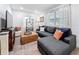 Cozy living room boasts a plush sofa, soft rug, and stylish decor at 4339 58 N Ave, St Petersburg, FL 33714