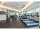 Spacious fitness center with treadmills and weights at 450 Knights Run Ave # 1003, Tampa, FL 33602