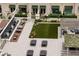 The rooftop patio offers outdoor dining, seating, and manicured garden at 450 Knights Run Ave # 1003, Tampa, FL 33602