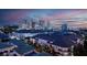 Beautiful evening cityscape view showcasing the building's desirable location at 450 Knights Run Ave # 1003, Tampa, FL 33602