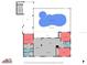 Detailed floor plan showcasing the layout of the home, including bedrooms, kitchen, and living spaces at 454 35Th Ne Ave, St Petersburg, FL 33704